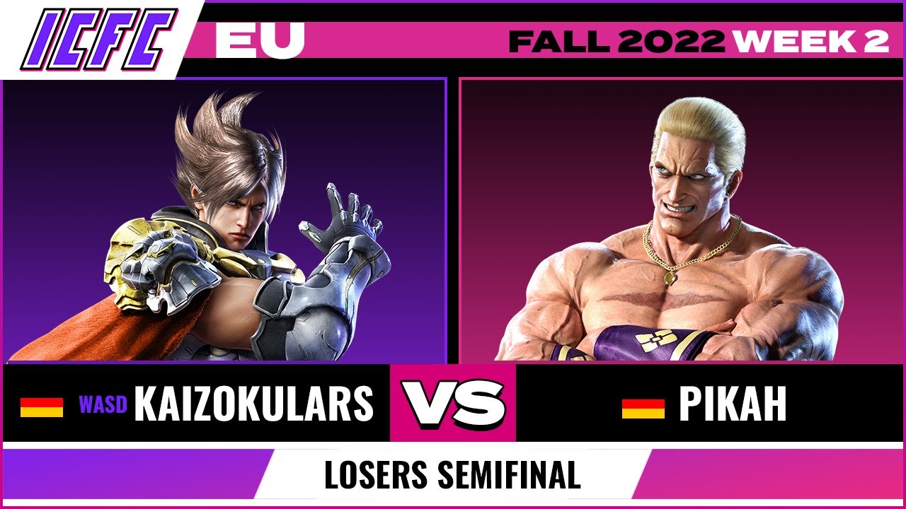 KaizokuLars (Lars) vs. Pikah (Geese) Losers Semifinal - ICFC EU Tekken 7 Fall 2022 Week 2