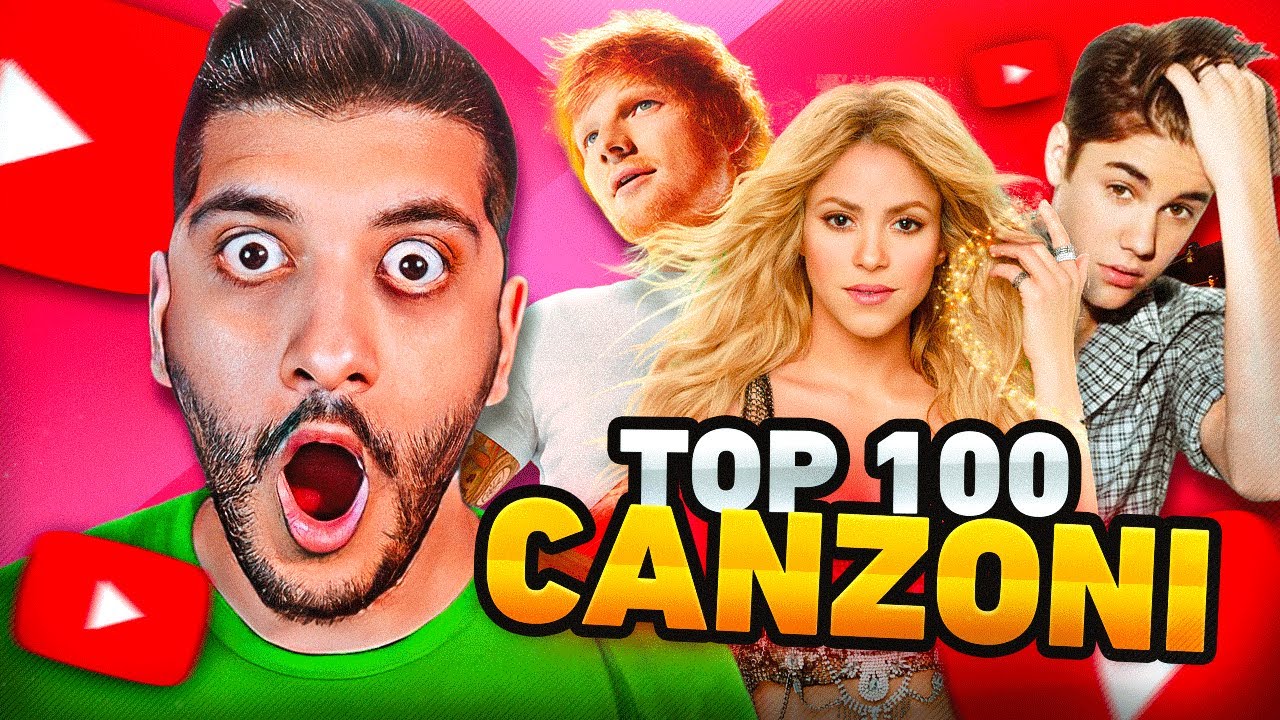 LE 100 CANZONI PIÙ VISTE su YOUTUBE di TUTTI i TEMPI!!