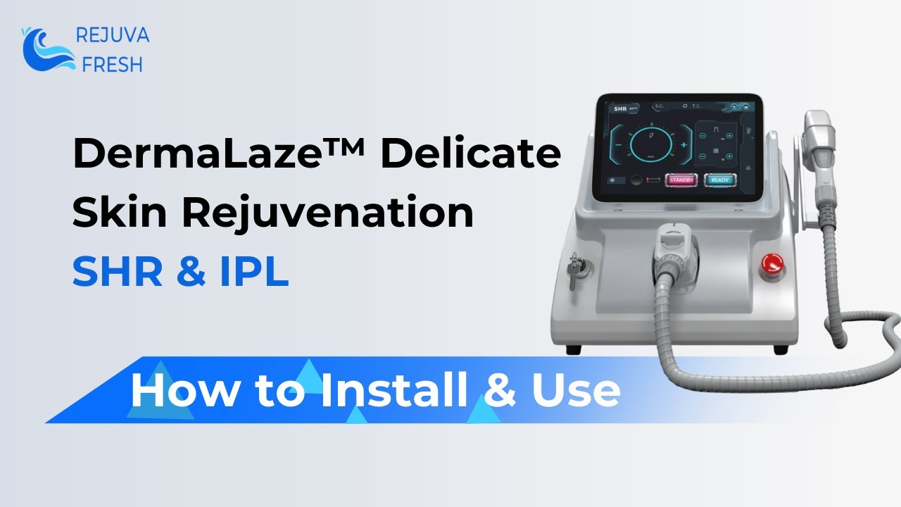 How to Install & Use: DermaLaze™ Delicate Skin Rejuvenation System (2 Modes: SHR IPL)