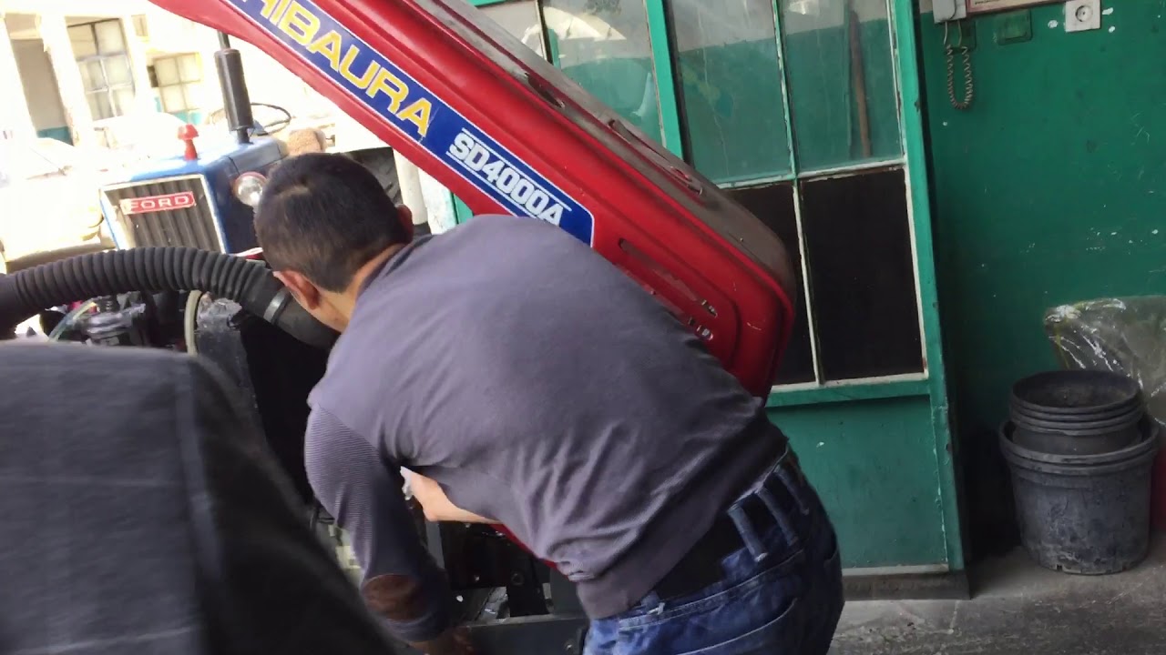 İşbora traktöre 480 motoru yüklemesi
