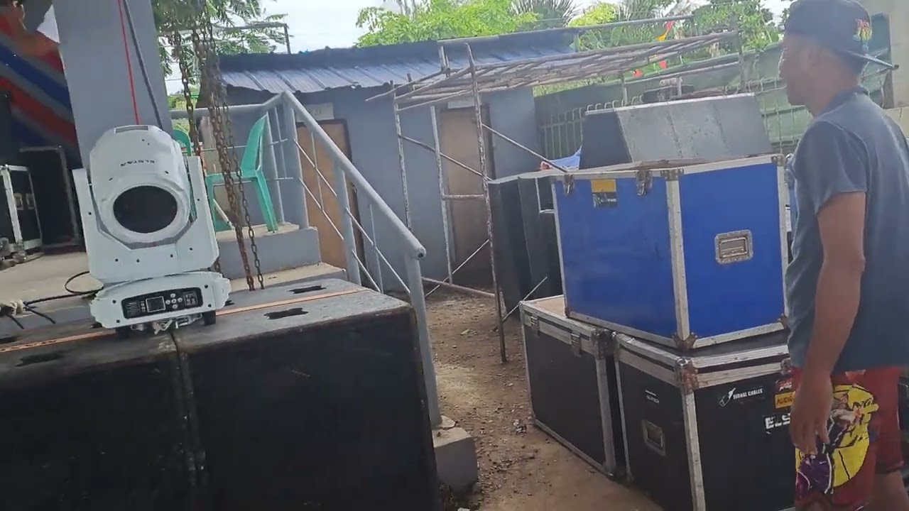Elstar Prosound legend in bohol band set up for Cueshe band.