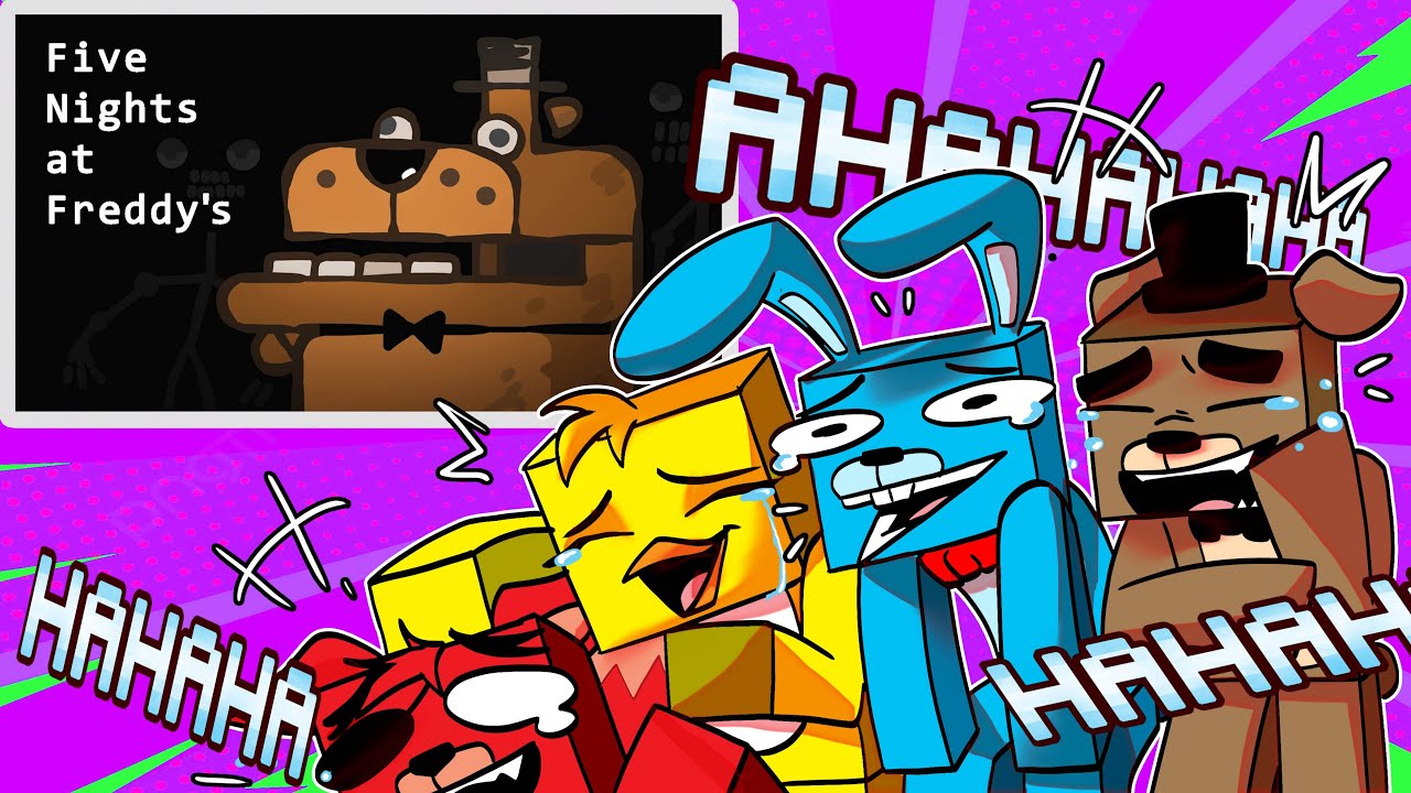 ФНАФ MINECRAFT РЕАГИРУЕТ НА КАС ВАН ДЕ ПОЛЯ ФНАФ?!