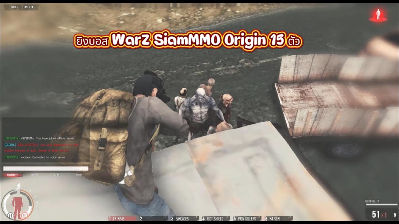 ยิงบอส warz siam Origin 15 ตัวดูเพลินๆ