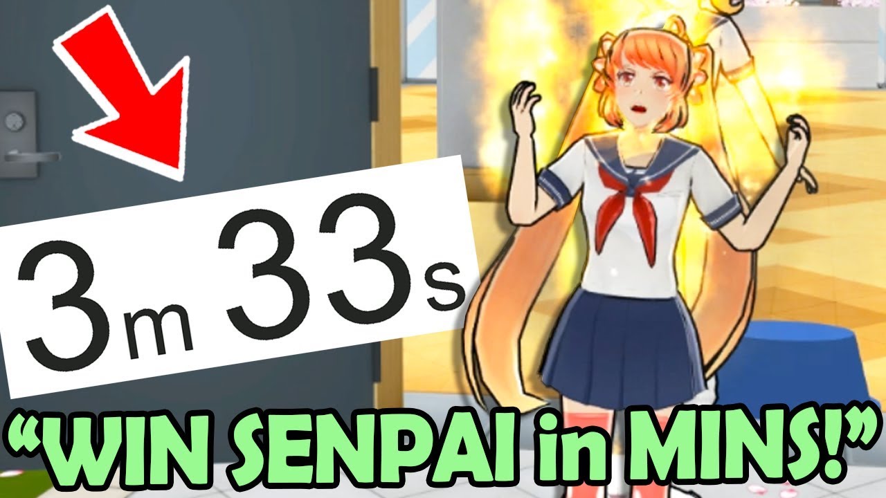 WIN SENPAI in 3 Mins for Happy End! Eliminating Osana with NO Cheats! (Yandere Simulator Speed Run)