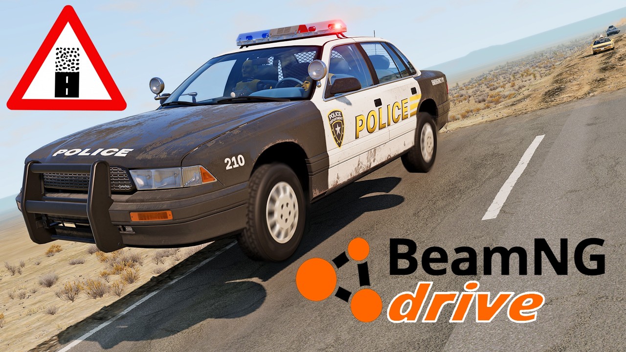 BeamNG Drive - Laps Of Destruction - 5 Gavril Grand Marshal vs Damaged Desert Road (Ep . 5)