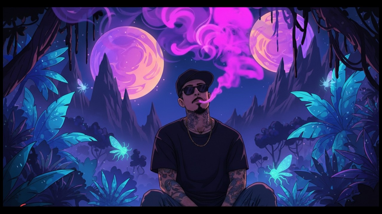 Purple Smoke Jungle — 420 Chill Rap | Bluesy Night Flow