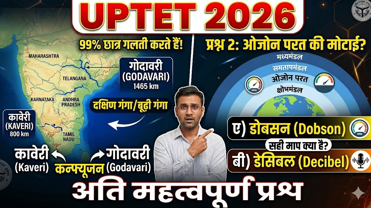 UPTET 2026: Top 30 EVS Most Important Questions | Environmental Studies for UPTET Exam Preparation ✅