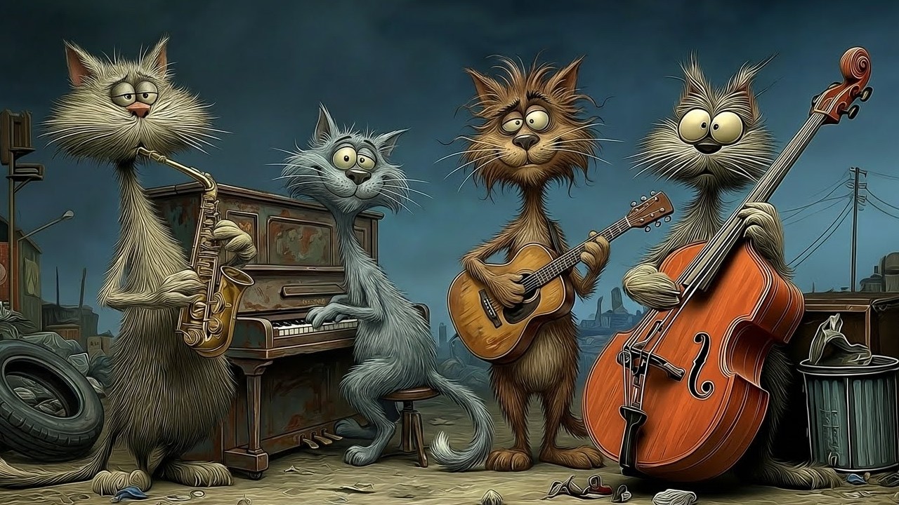 LIVE: Stray Cats Groove - Retro Swing Jazz - Nostalgic Jazz