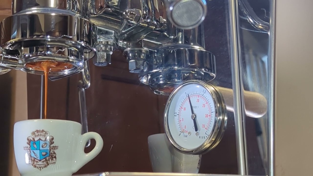 Izzo Valexia Spring Lever - espresso double shot - La San Marco group