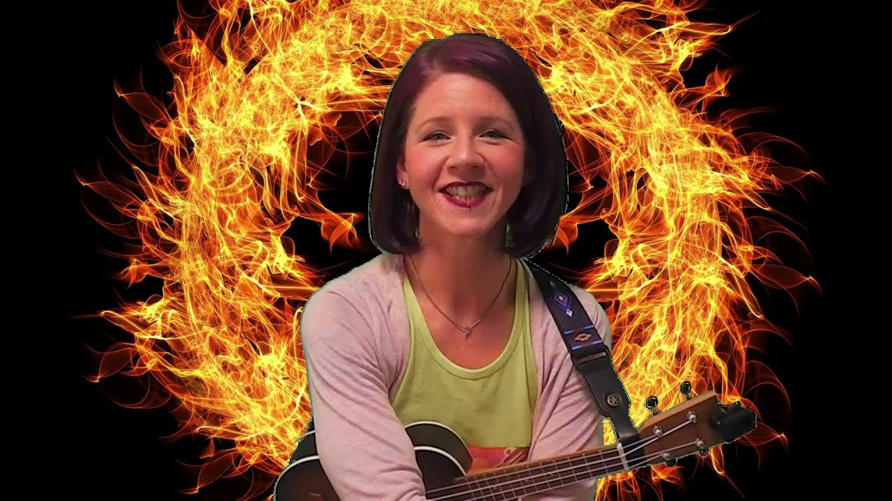 Ukulelen Tutorial Burning ring of fire