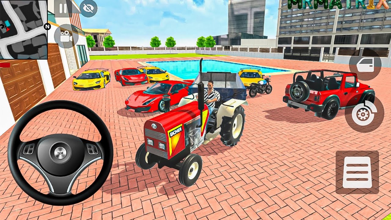 💥Modified Monster tractor 🚜Gangster Life in Indian Streets | Open WorldGame game for android⛽part#4