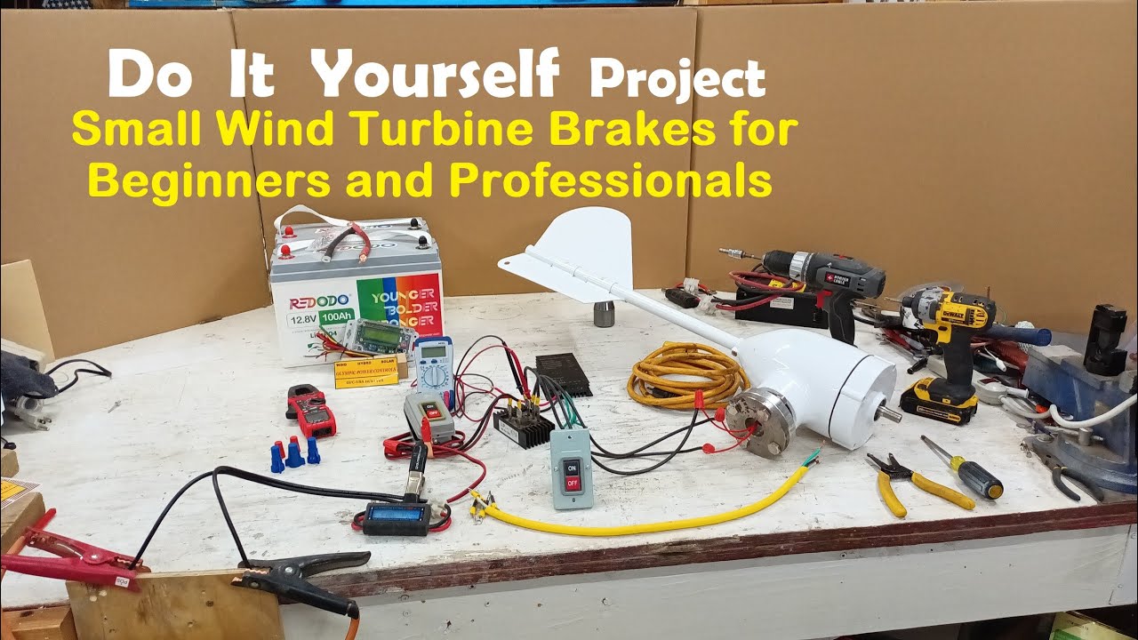 Wind Turbine Brake Switch, for about $20 - Source for Wind Turbine I use posted under video