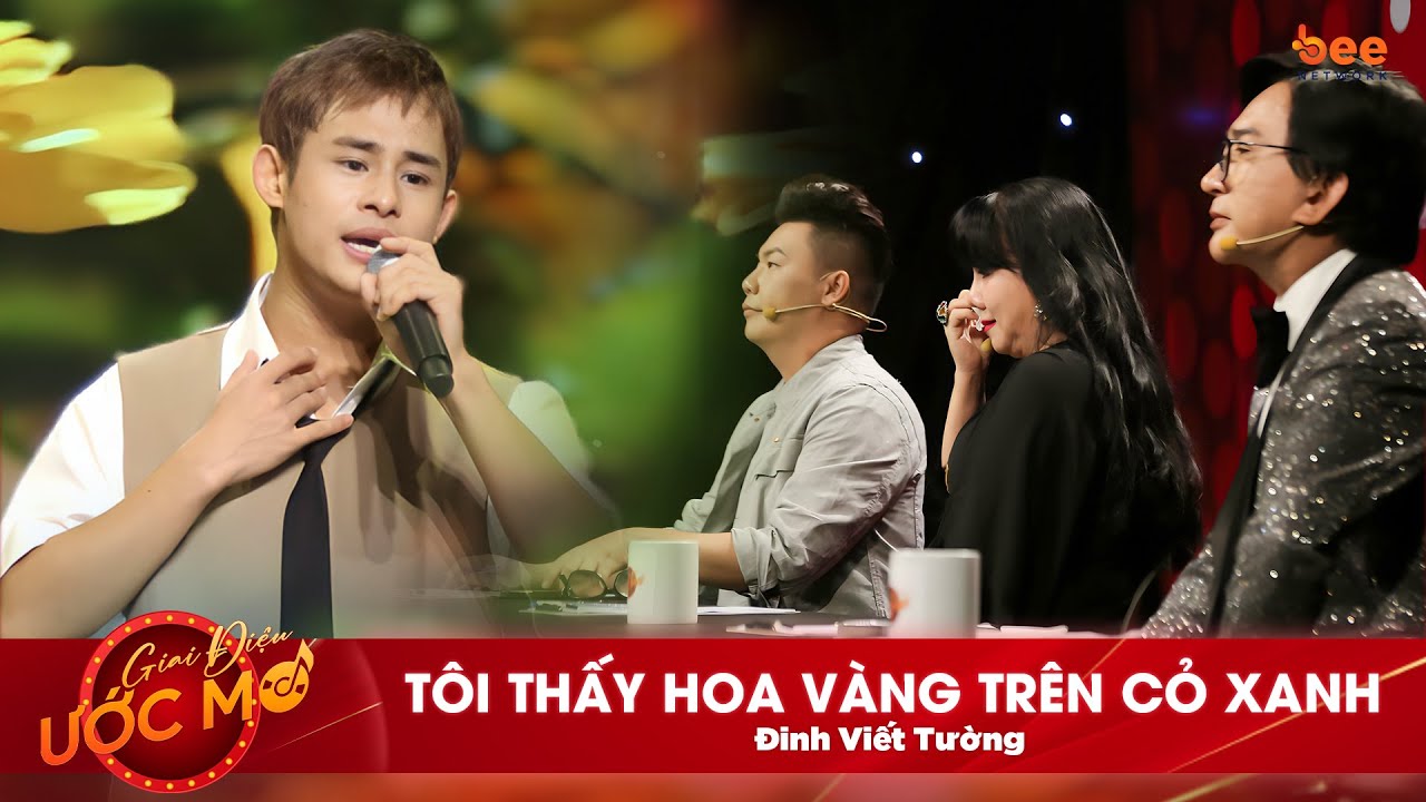 ĐINH VIẾT TƯỜNG live TÔI THẤY HOA VÀNG TRÊN CỎ XANH truyền cảm hứng xúc động | Giai Điệu Ước Mơ