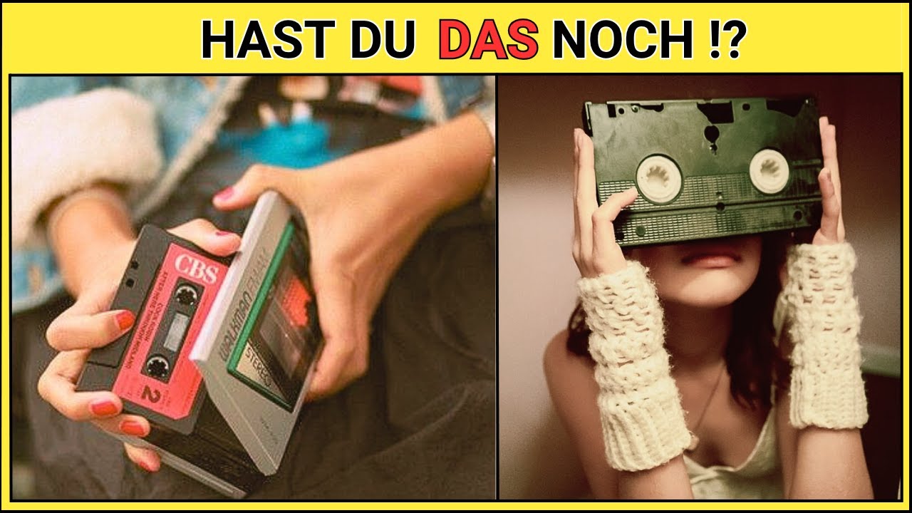 5 Dinge der 80er und 90er, die heute niemand mehr verwendet!