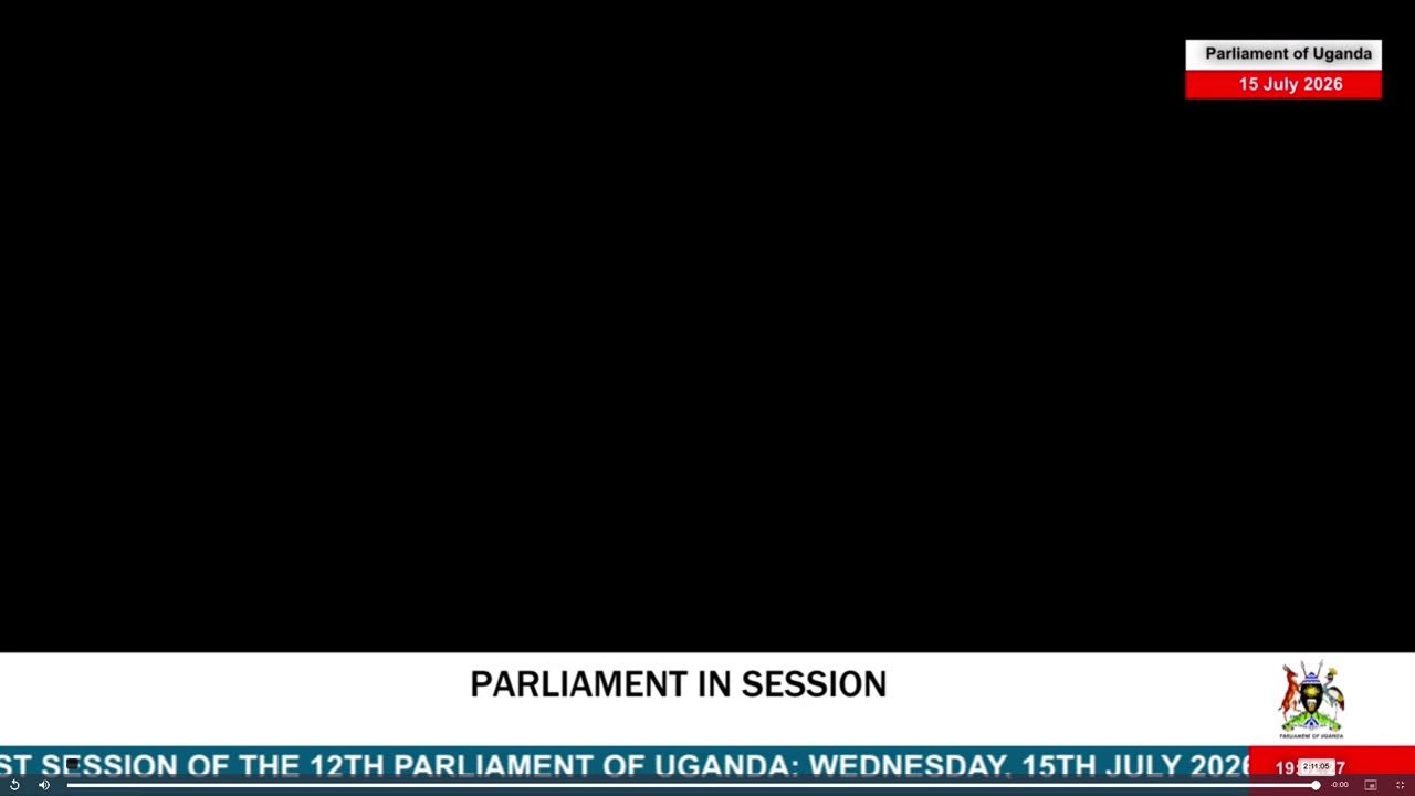 10th Sitting of the 1st Meeting of the 1st Session of the 12th Parliament of Uganda