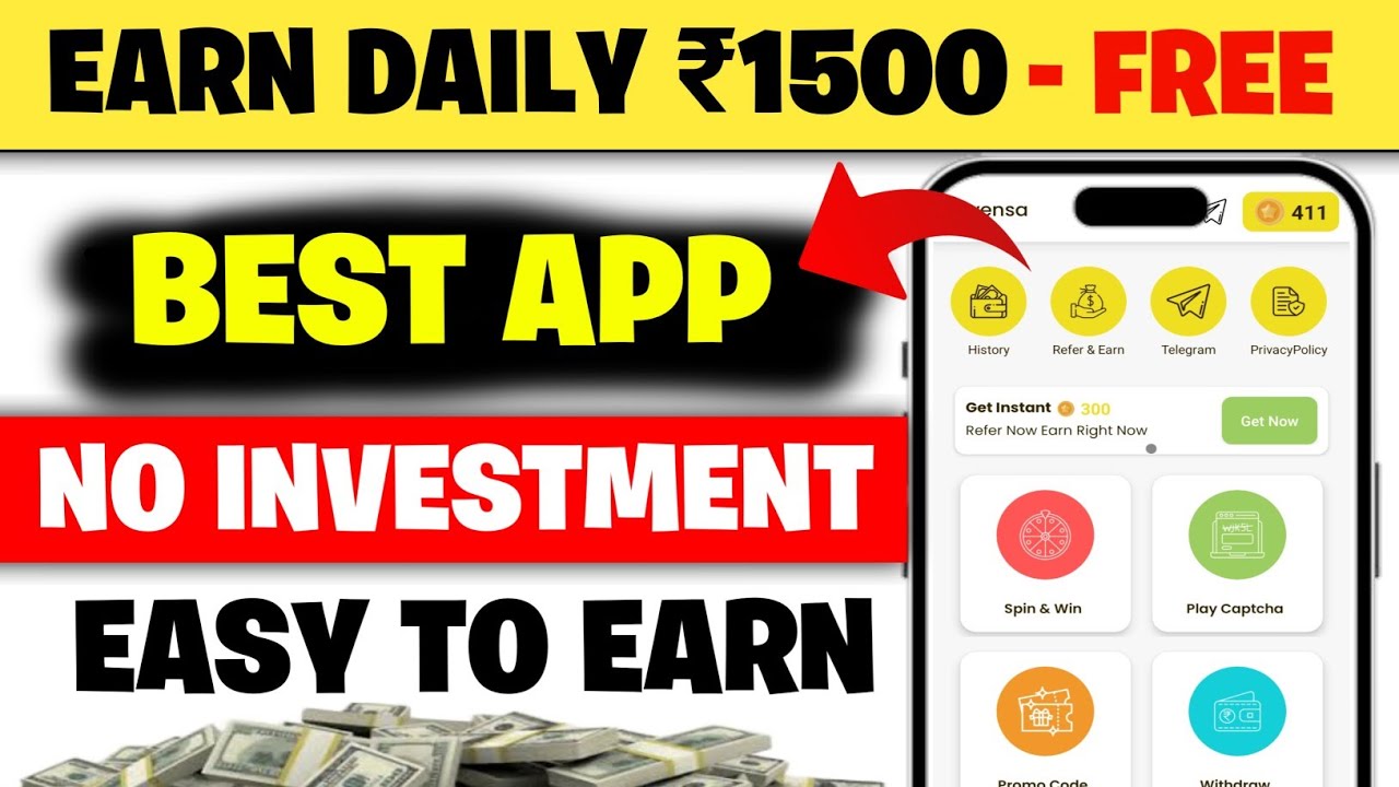 Best Earning App Without Investment 2024 🤑 | Online Earning App