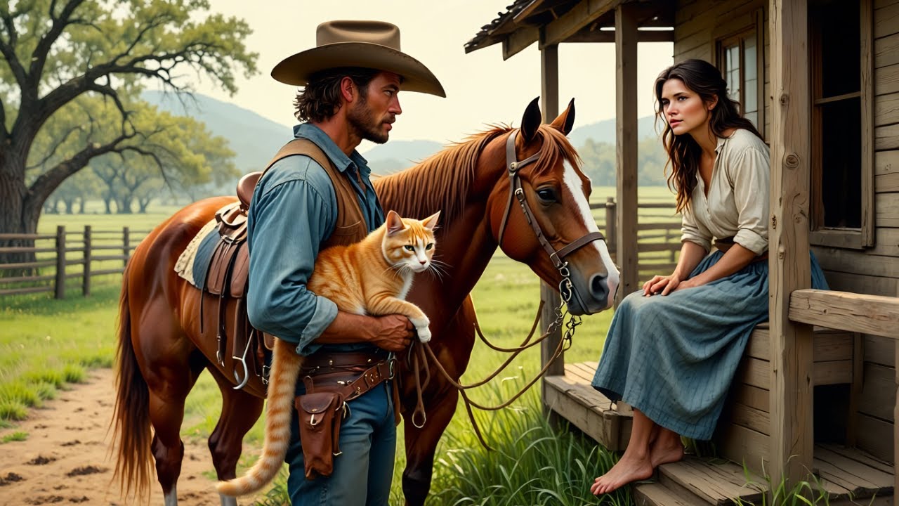 Le cow-boy voulait acheter un cheval… mais le destin lui a offert un chat et l’amour