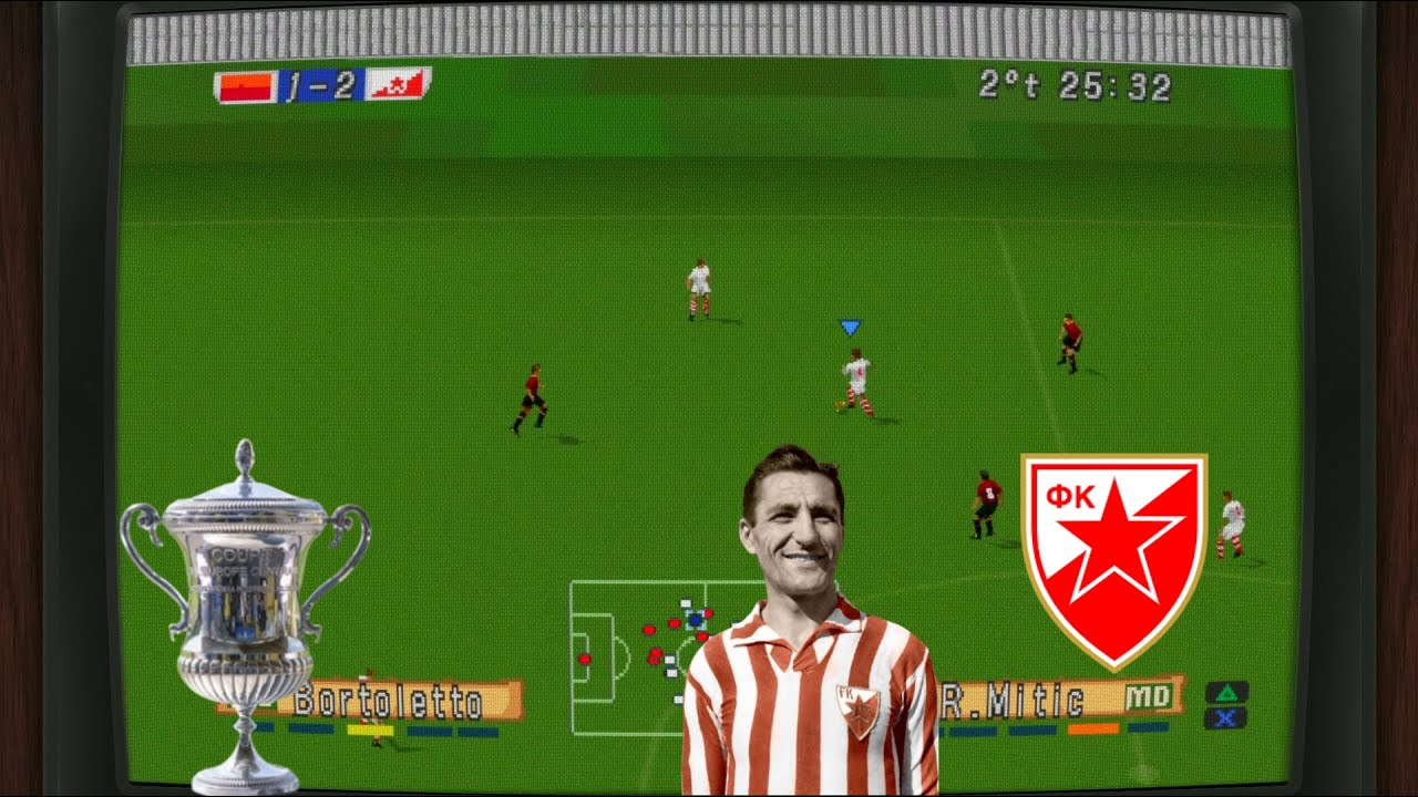 Winning Eleven (PS1): Mitropa Cup '54 - Red Star Belgrade 🛑