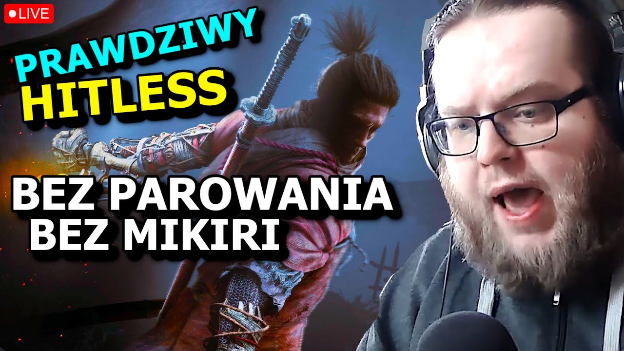 🔴 PSYCHA SIADA! Sekiro HITLESS BEZ PAROWANIA/MIKIRI (PS5) PL