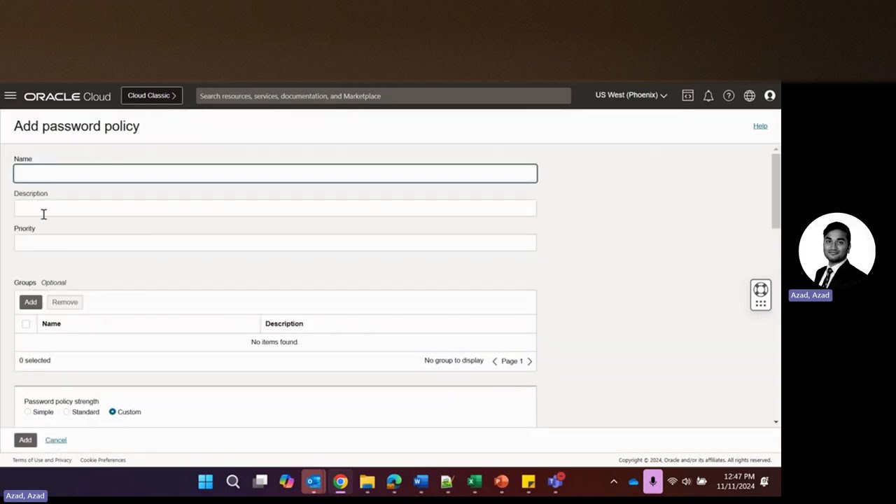 Oracle Cloud EPM - Setting Up a Non Expiry Password Policy