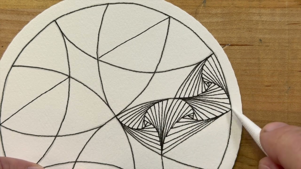 Пакет проектов Zentangle № 26 — День 2