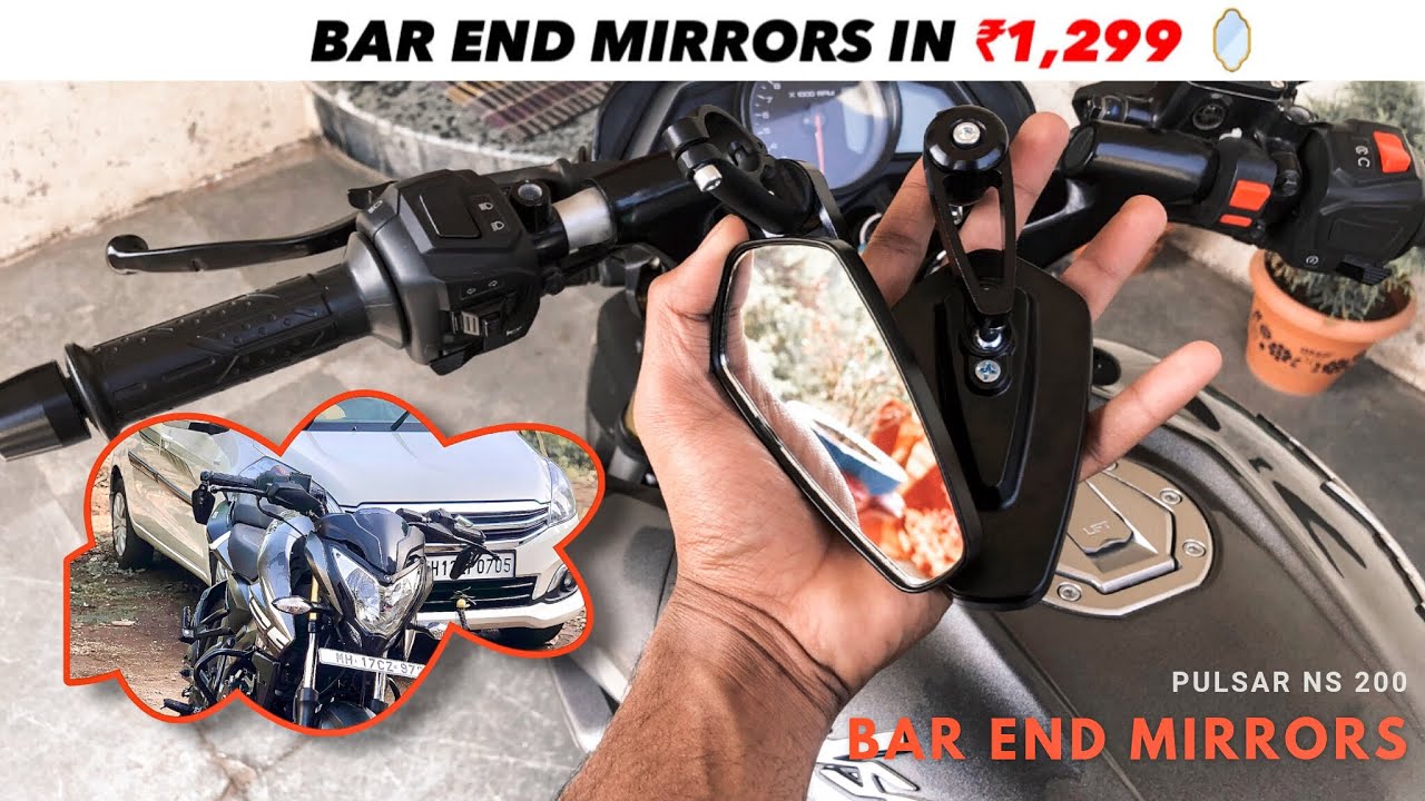 Best Handle Bar Mirror For Any Motorcycle | Pulsar Ns 200 Modification