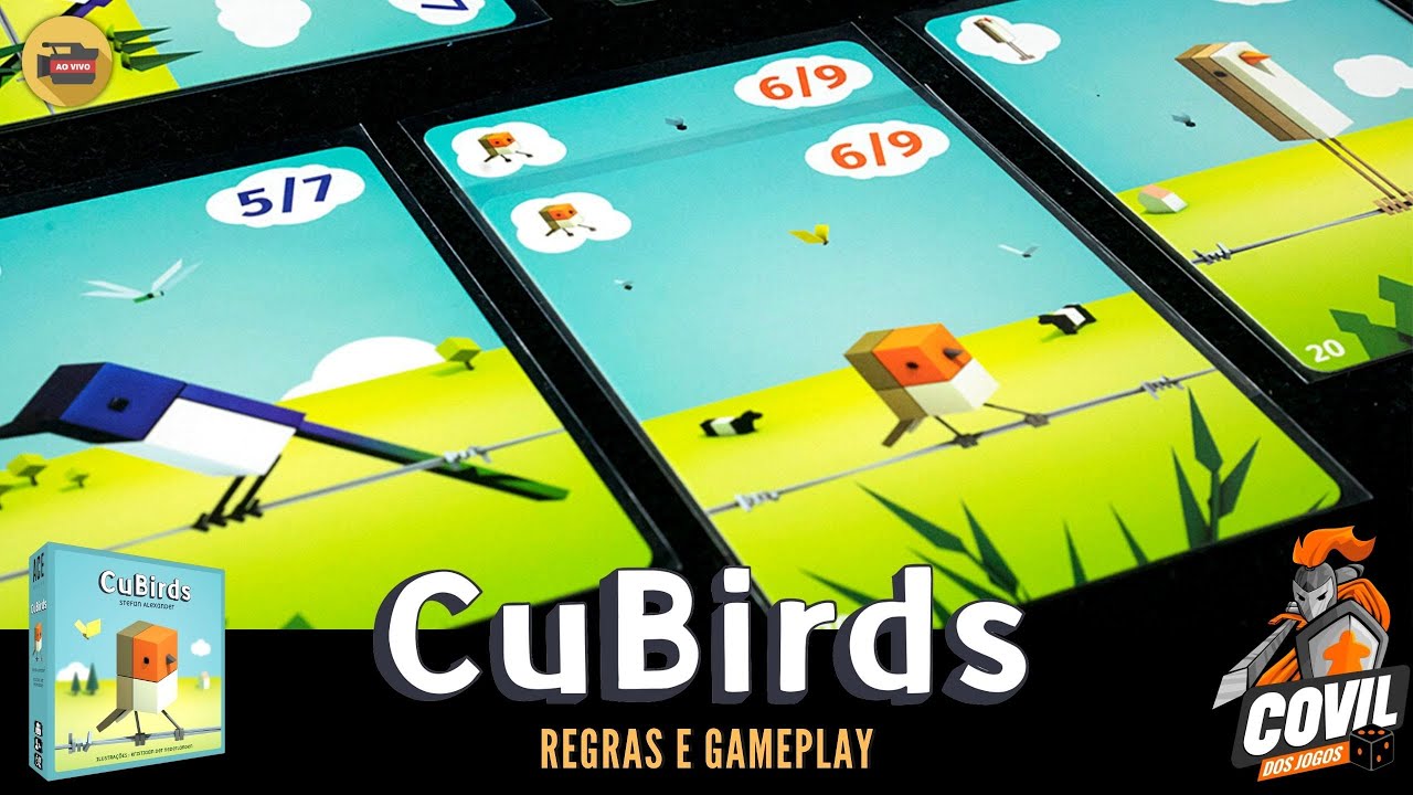 Cubirds -  Regras  e Gameplay Ao Vivo