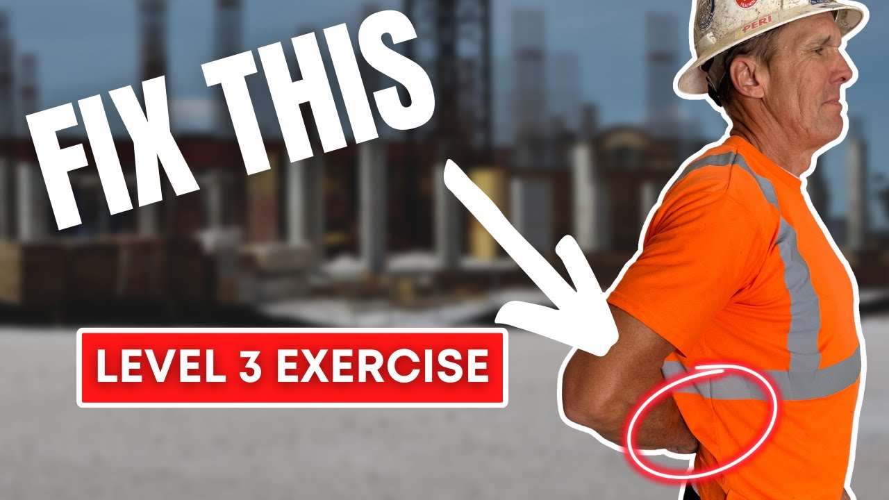 How to ELIMINATE Back Pain Working Construction