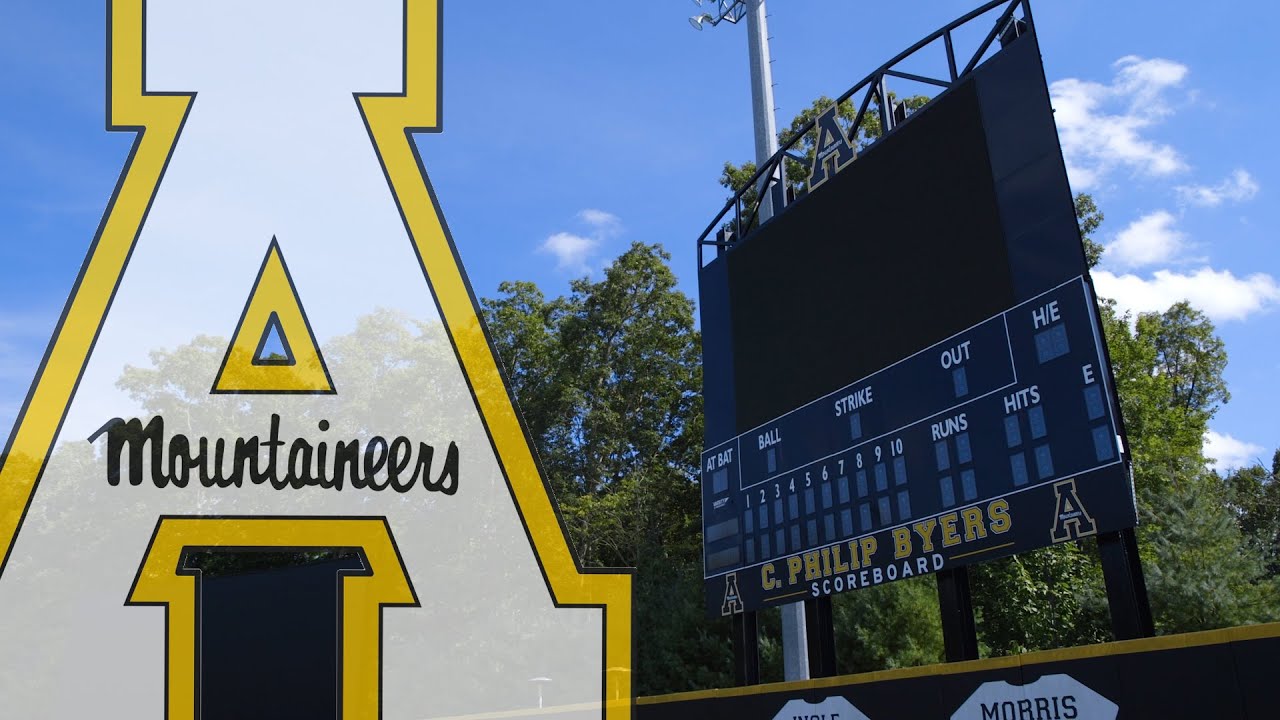 The C. Philip Byers Scoreboard at Jim and Bettie Smith Stadium