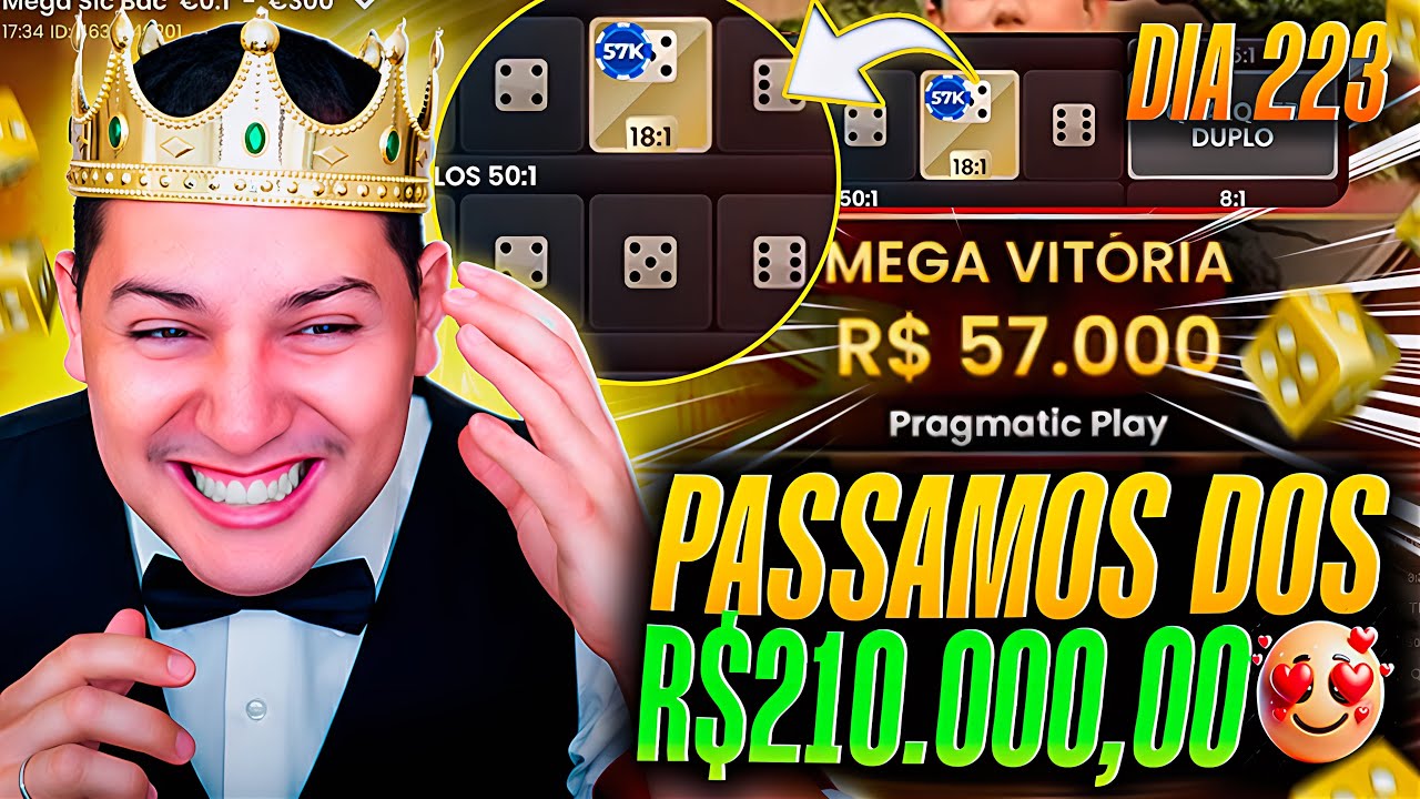 GANHEI R$ 57.000,00 NO MULTIPLICADOR DO MEGA SIC BAC AO VIVO ! DIA 223