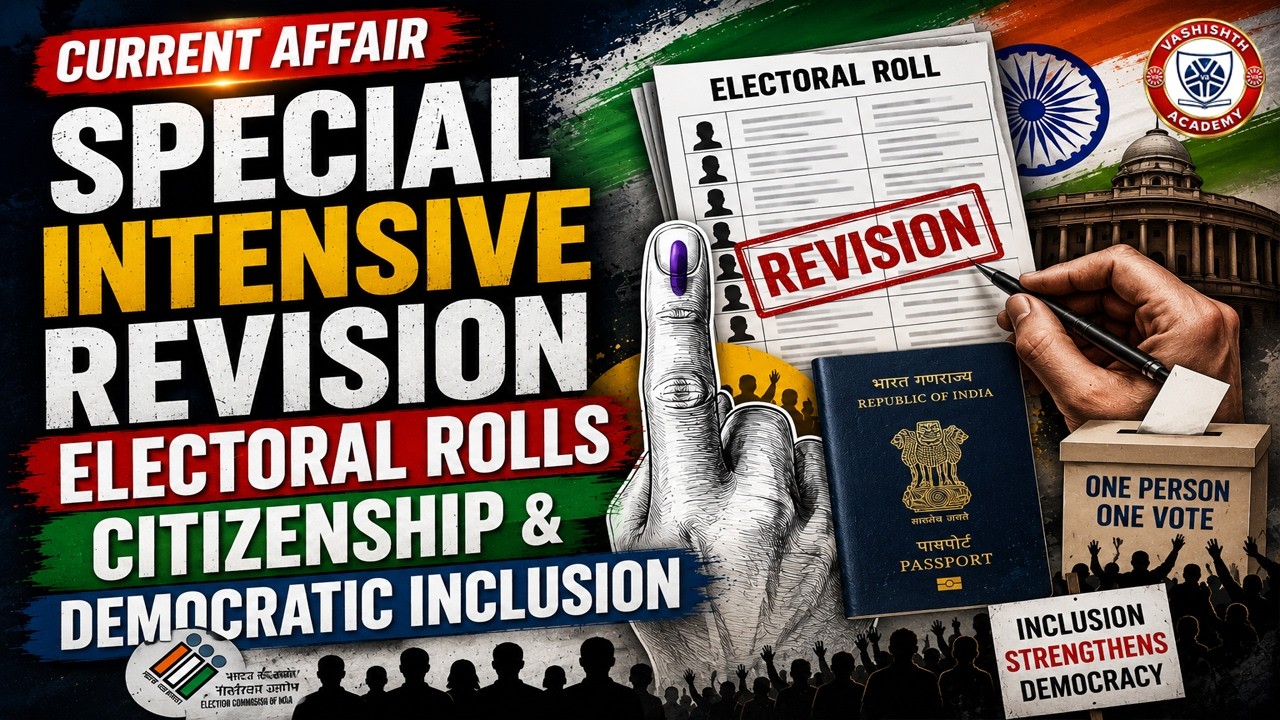 Special Intensive Revision: Electoral Rolls, Citizenship & Democratic Inclusion | Current Affairs