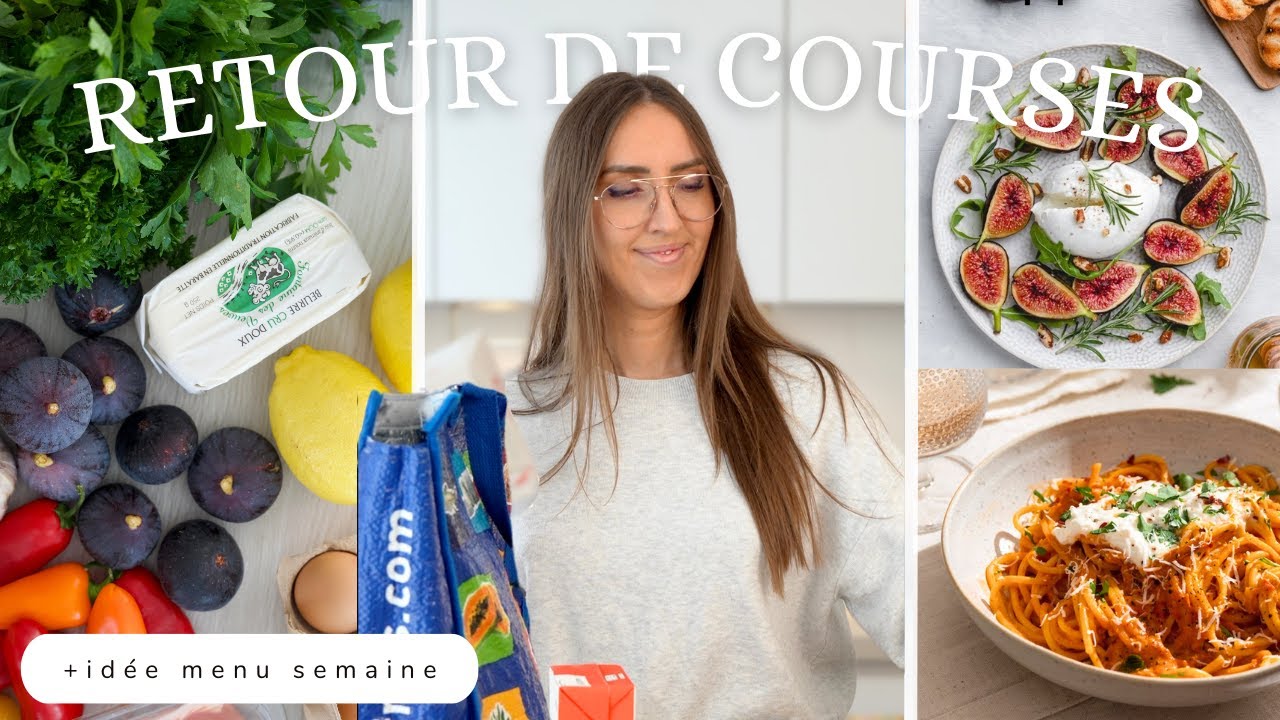 RETOUR DE COURSES 130€ ( + idées recettes) | Mon organisation pour cette Automne 🍂