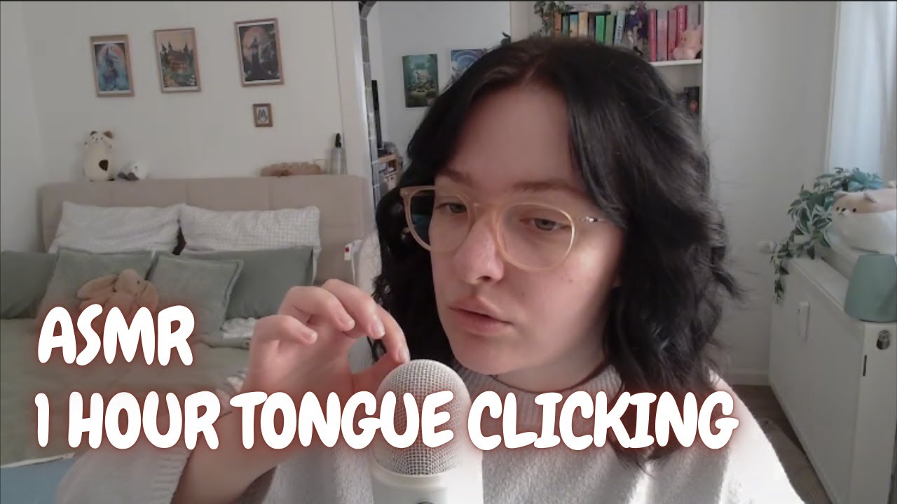 ASMR 1 Hour of Tongue Clicking | no talking, compilation