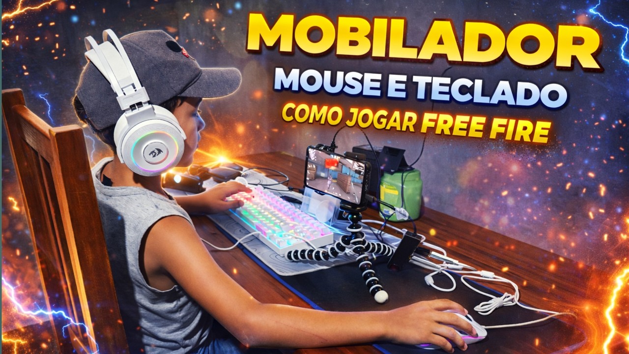 Montamos um Setup REDRAGON Completo Pro Meu Filho Jogar Free Fire! (Parte 2) #redragon #setup