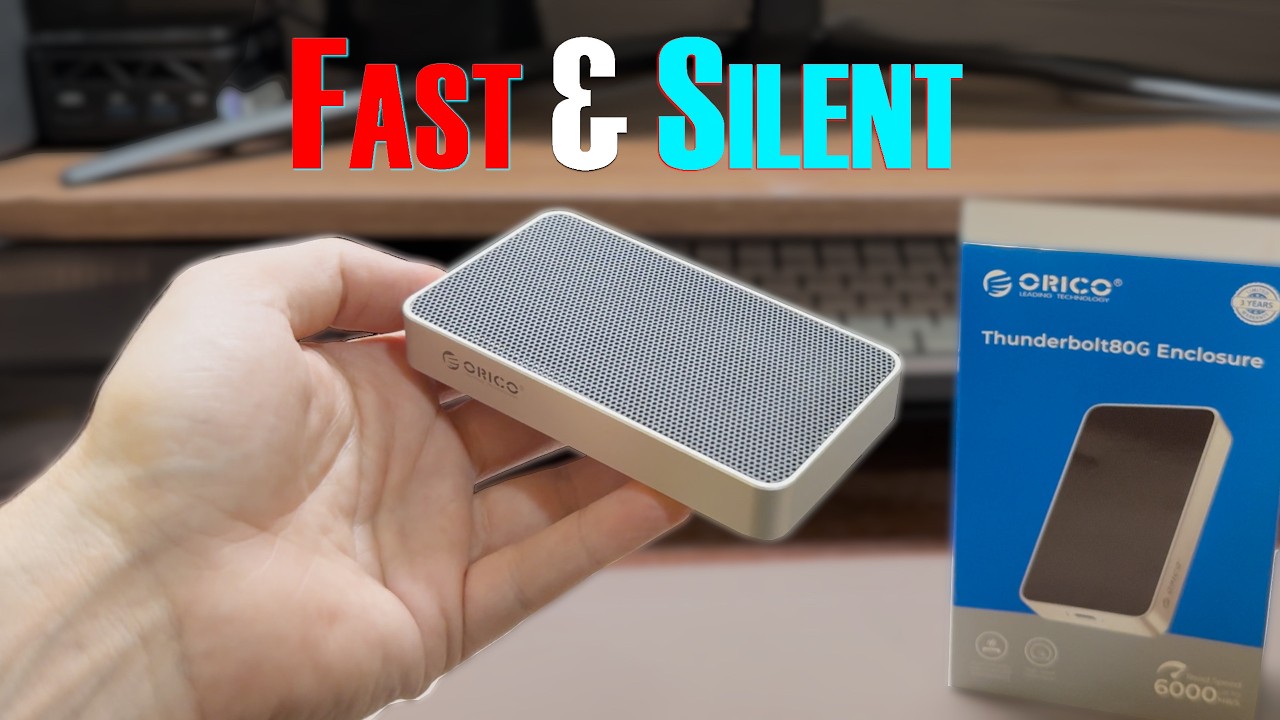 ORICO 80Gbps NVMe Enclosure - Thunderbolt 5 Power, On The Go