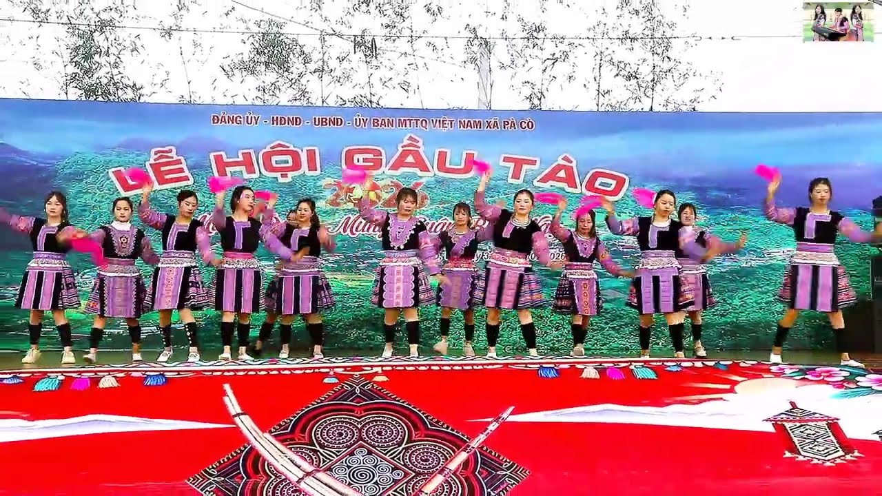 Múa Sắc Xuân Ngày Hội Mùa Xuân H'mông, Nkauj Hmoob Chiềng Đi Seev cev
