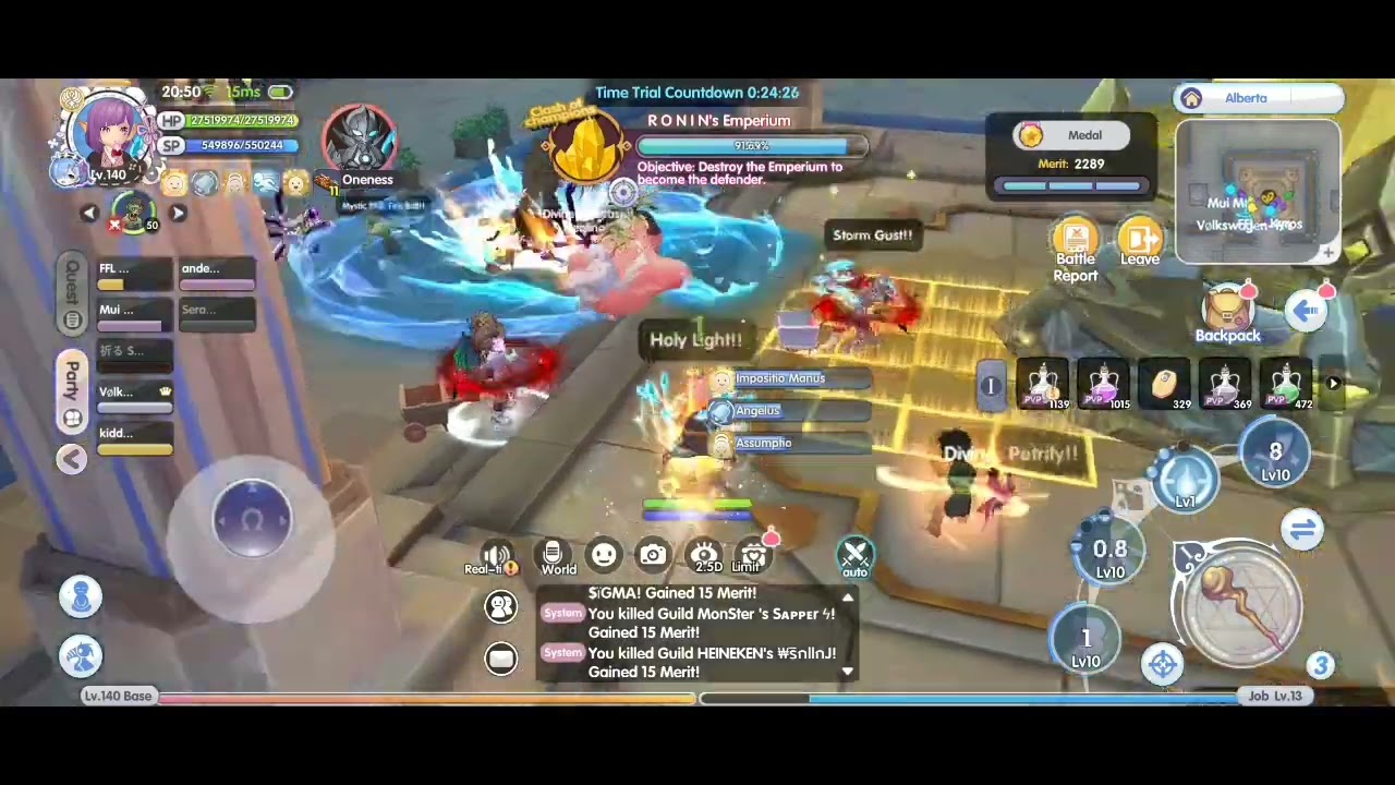 ROX Cardinal Magnus GVG build for F2P