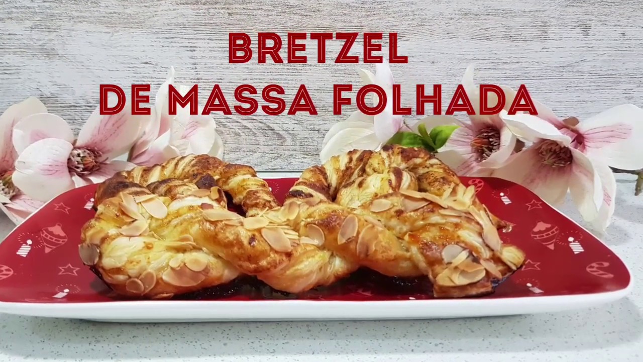 BRETZEL DE MASSA FOLHADA