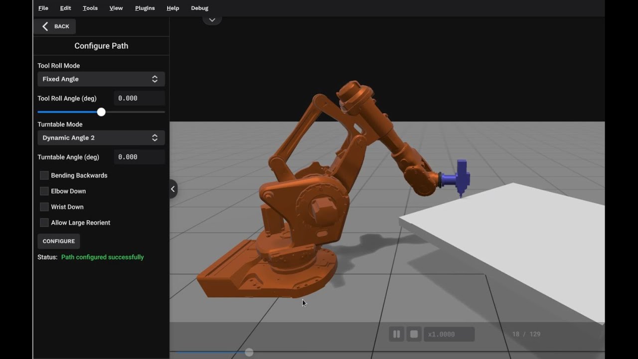Machining a Large Plate Using an Industrial Robot and a Horizontal Turntable