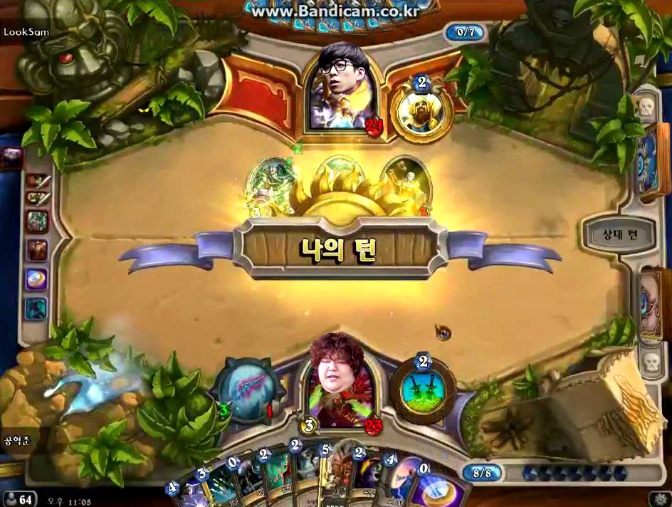 하스스톤 공혁준(기름도적) vs 룩쌈(멀록성기사)