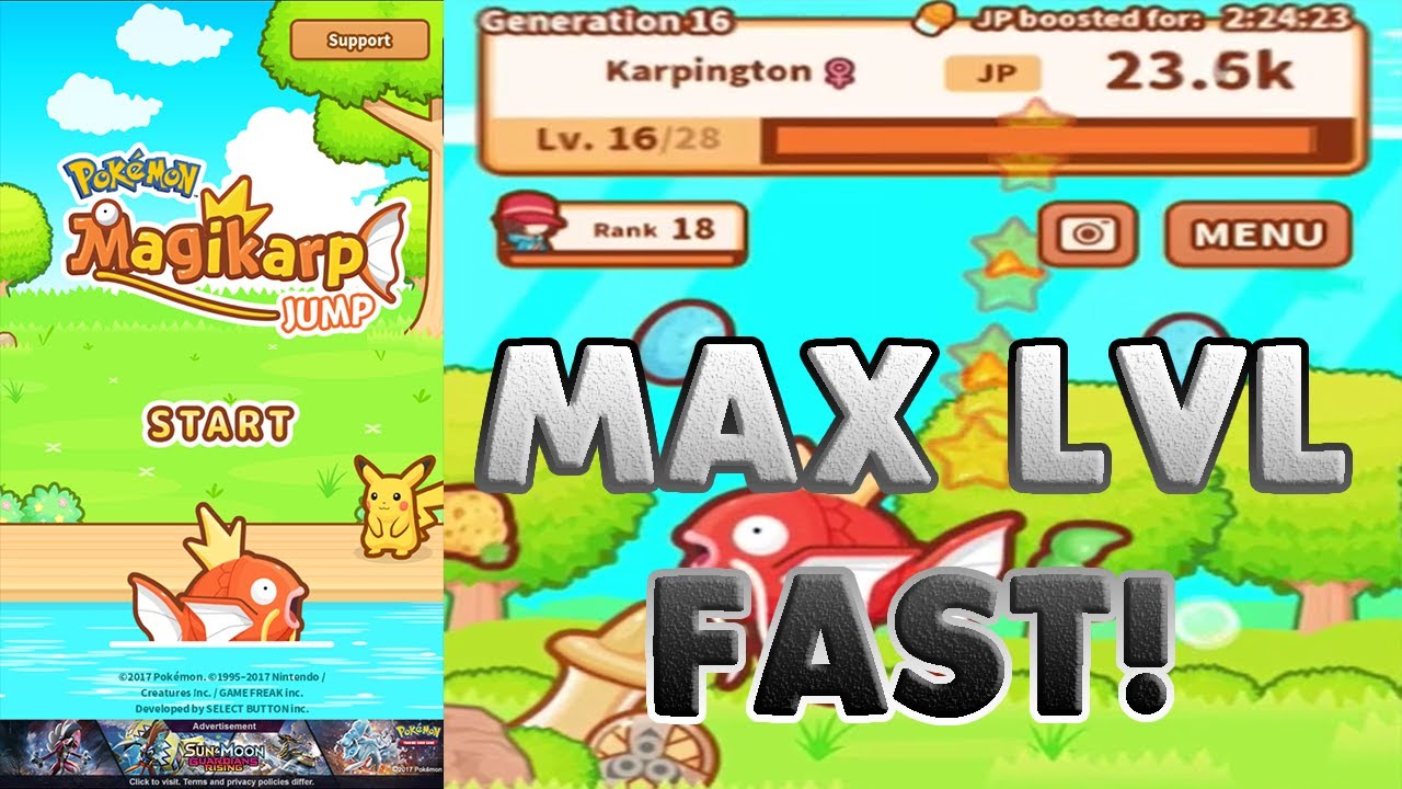 HOW TO MAX OUT MAGIKARP FAST - MAGIKARP JUMP 🐟🐟🐟