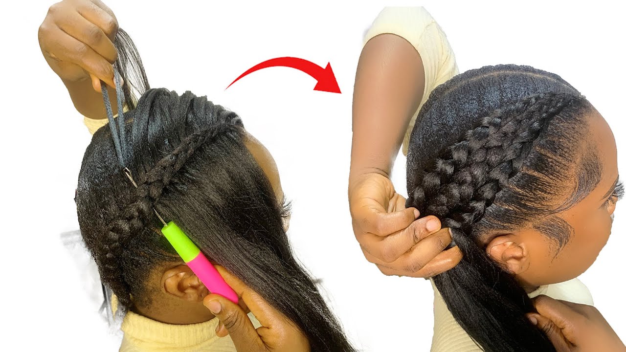 Can't Feed-in Braids?? TryThis New Crochet Feed-in Method