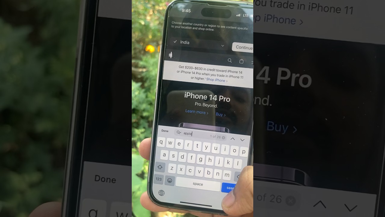 How to Search for Text in Safari With iPhone Find on Page #iphone #shorts