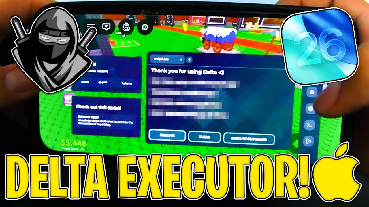 Как эксплойтить на iPhone на iOS 26! 📱 | Roblox Delta Executor iOS 2025