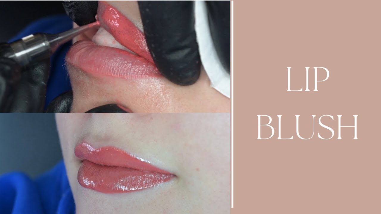 Lip Blush Tattoo! Process And Healed Results!