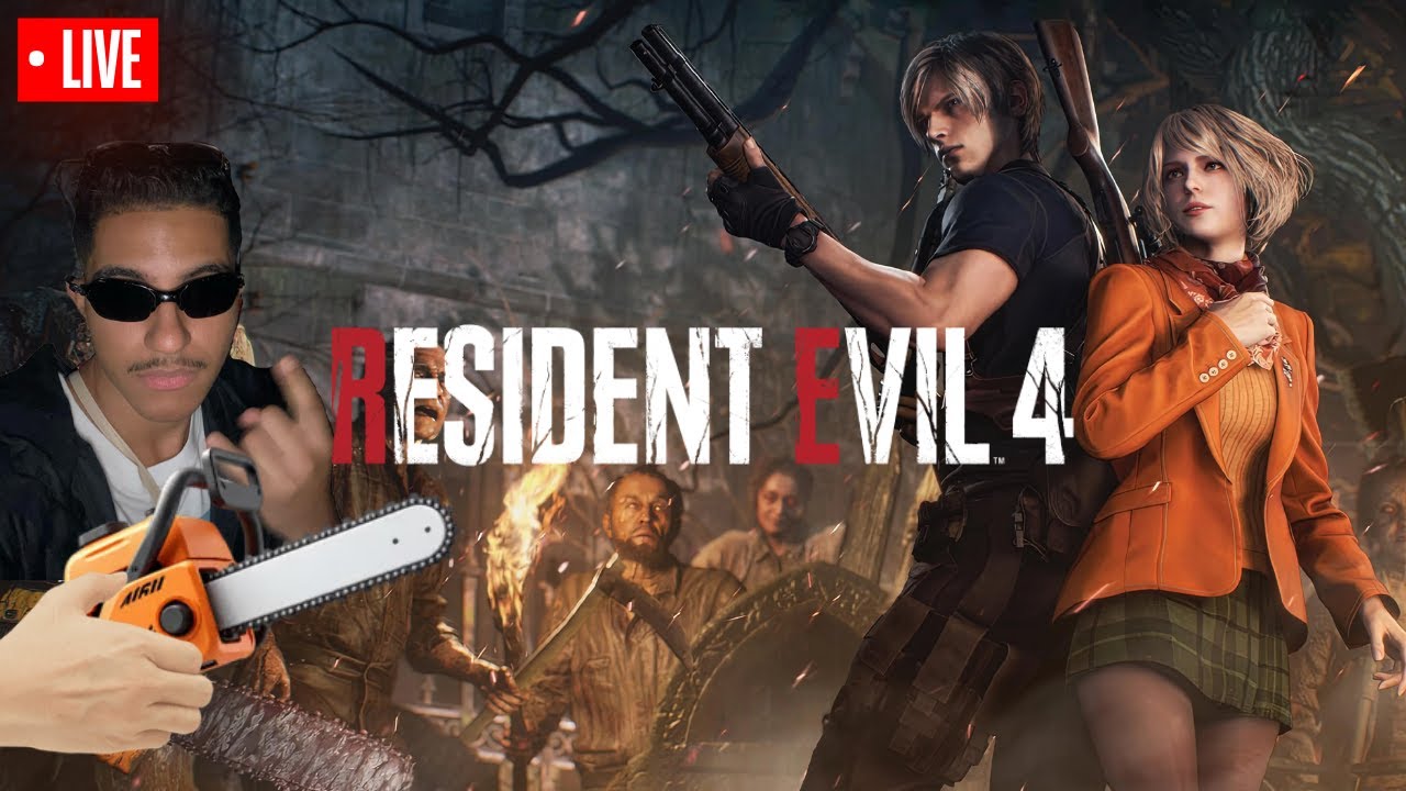 Jogando RE4 REMAKE até o cérebro derreter