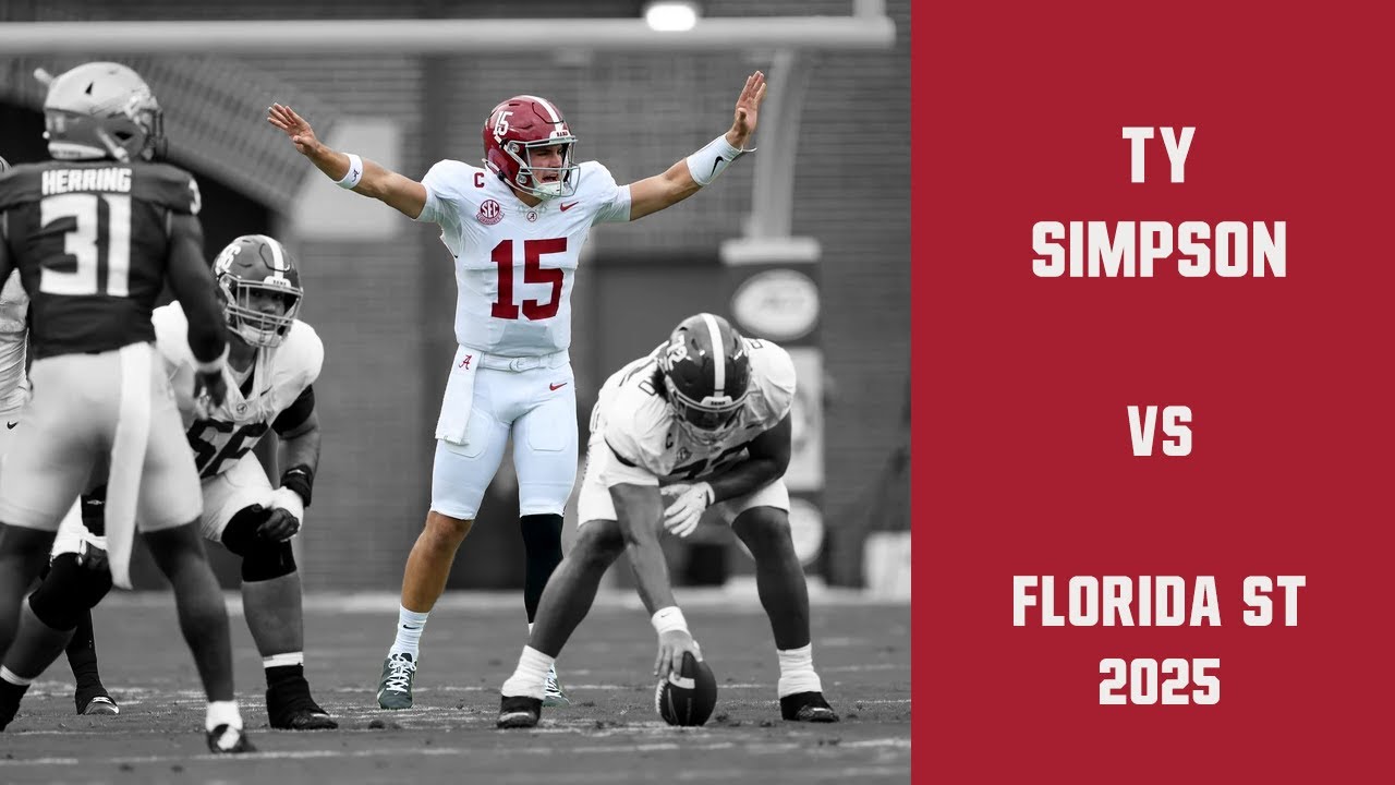 Ty Simpson vs FSU 2025