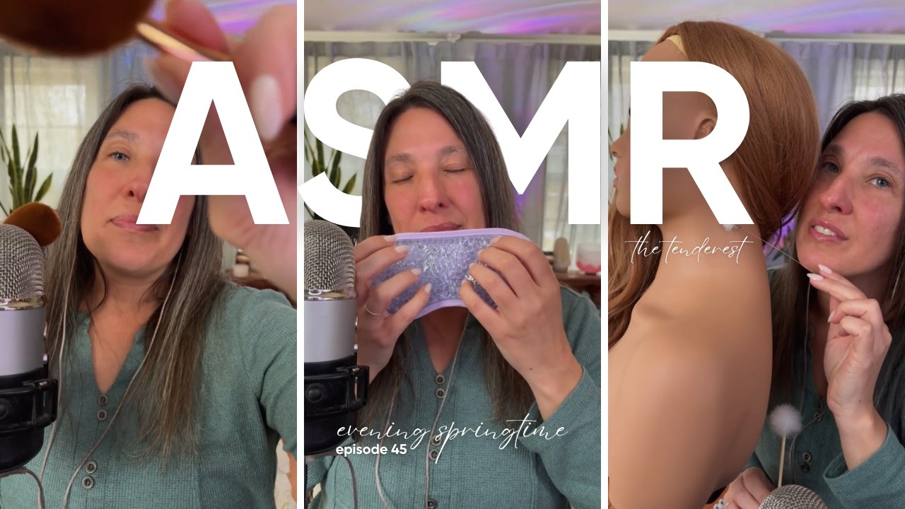 Restful ASMR with Loving Self-Talk and the Gentlest Touch and Spa Treatment 🌻