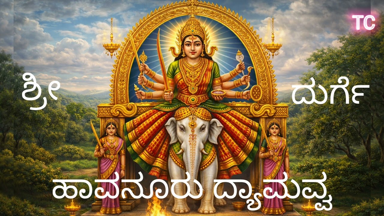 ಹಾವನೂರ ದ್ಯಾಮವ್ವ ಭಕ್ತಿ ಗೀತೆ.Havanur Dyamavva Devotional Song.Super Hit Kannada Bhakti Geethe.