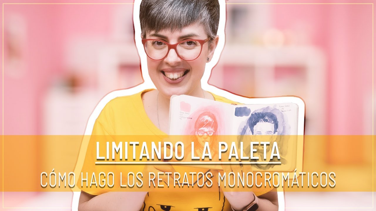 ¿COMO PINTO LOS RETRATOS MONOCROMÁTICOS? | Utilizando una PALETA LIMITADA | Pintando acuarela